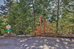 Deck w/ Forest Views: Quiet Twain Harte Cabin!