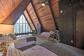 Cozy A-frame Cabin w/ Pool Table: 8 Mi to Mt Snow!