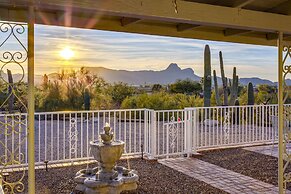 Classy Tucson Escape w/ Fire Pit on 5 Acres!