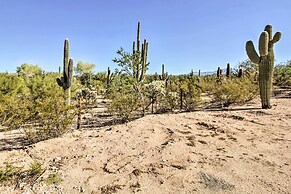 Classy Tucson Escape w/ Fire Pit on 5 Acres!