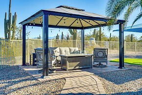 Classy Tucson Escape w/ Fire Pit on 5 Acres!