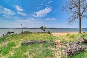 Lakefront Eufaula Escape w/ Dock + Private Beach!