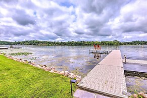 Cascade Lakefront Home: Boat Dock, Fire Pit!