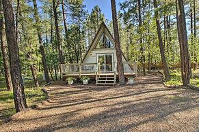 A-frame Cabin w/ Deck & Grill in Pinetop!