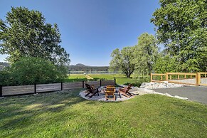 Newport Riverfront Home w/ Deck + Fire Pit!