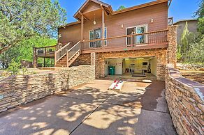 Log Cabin in Payson w/ Deck, Mtn & Creek Views