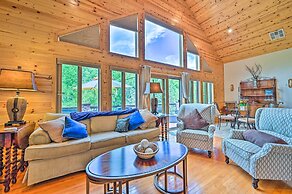 Log Cabin in Payson w/ Deck, Mtn & Creek Views