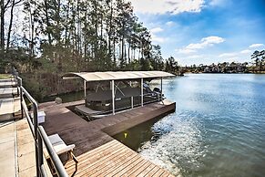 Elegant Lake Conroe Townhome w/ Boat Slip!