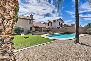 Chic Glendale Home w/ Private Pool & Grill!