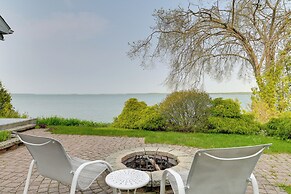 Lakefront De Tour Village Home w/ Deck & Fire Pit!