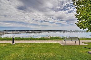 Lakefront De Tour Village Home w/ Deck & Fire Pit!