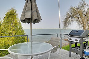 Lakefront De Tour Village Home w/ Deck & Fire Pit!