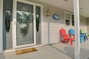 Lakefront De Tour Village Home w/ Deck & Fire Pit!