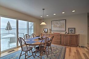 Lakefront De Tour Village Home w/ Deck & Fire Pit!