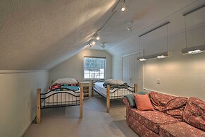 Lakefront De Tour Village Home w/ Deck & Fire Pit!