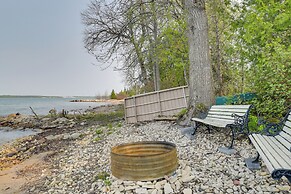 Lakefront De Tour Village Home w/ Deck & Fire Pit!