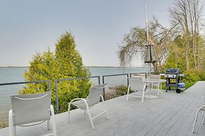Lakefront De Tour Village Home w/ Deck & Fire Pit!
