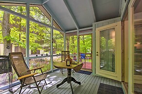 Deck & Resort Amenities: Pocono Lake Home