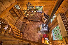 Scenic Log Cabin With Fire Pit & Stocked Creek!