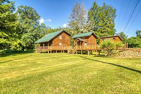 Scenic Log Cabin With Fire Pit & Stocked Creek!