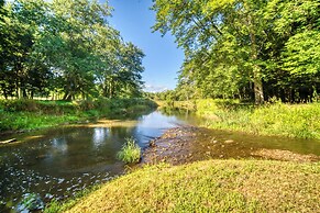 Scenic Log Cabin With Fire Pit & Stocked Creek!