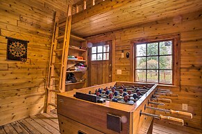 Scenic Log Cabin With Fire Pit & Stocked Creek!