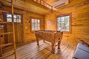Scenic Log Cabin With Fire Pit & Stocked Creek!