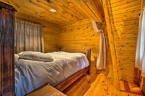 Scenic Log Cabin With Fire Pit & Stocked Creek!