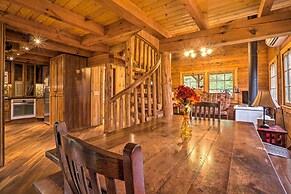 Scenic Log Cabin With Fire Pit & Stocked Creek!