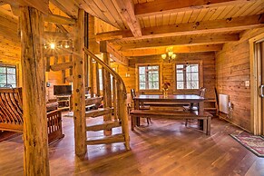 Scenic Log Cabin With Fire Pit & Stocked Creek!