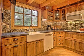 Scenic Log Cabin With Fire Pit & Stocked Creek!