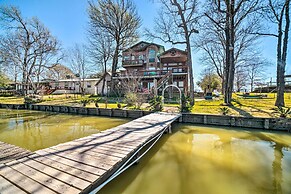 Family Home w/ Boat Dock, Fire Pit + Balcony