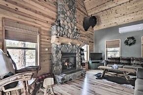 Cozy Heber-overgaard Cabin w/ Fire Pit, Game Room!