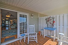 Murrells Inlet Home w/ 3 Decks - 1 Block to Beach!