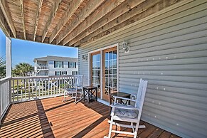 Murrells Inlet Home w/ 3 Decks - 1 Block to Beach!
