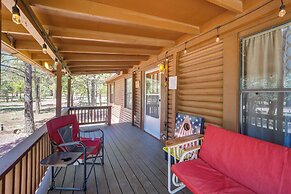 2 Decks, Grill & Wooded Views: Happy Jack Cabin