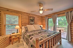 2 Decks & Fire Pit: Scenic Beech Mountain Retreat!