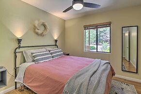 Patio, Fenced Yard: Pet-friendly Pinetop Cabin!