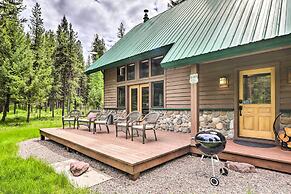 Secluded Bigfork Cabin w/ Huge Yard + Grill!