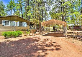Near Hiking Trails: Woodsy Pine Cabin w/ Fire Pit