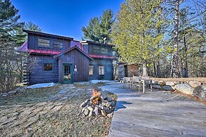 Log Cabin in Wilmington w/ New Hot Tub By Skiing!