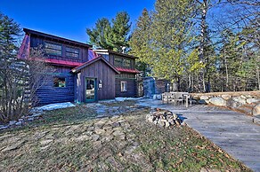 Log Cabin in Wilmington w/ New Hot Tub By Skiing!