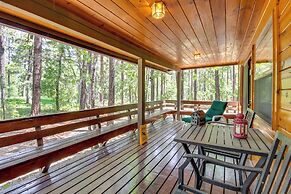 Pinetop Cabin w/ Golf Course Patio on 8th Green!