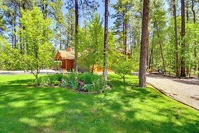 Pinetop Cabin w/ Golf Course Patio on 8th Green!