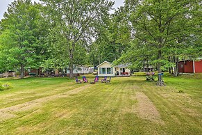Cottage on Tubbs Lake w/ Fire Pit Near Skiing!