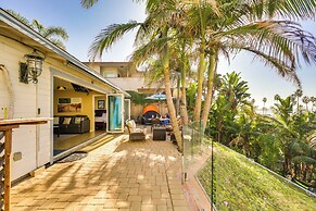 Tropical Oceanside Home w/ Deck, Walk to Beach