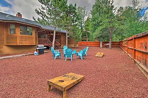 Modern Pinetop Cabin w/ Game Area, Deck + Fire Pit