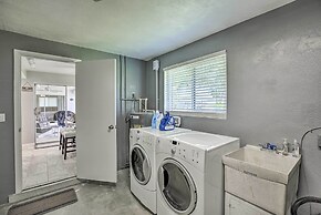 Bright Home w/ Dock & Canal View in Cape Coral!