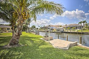 Bright Canalfront Home w/ Boat Dock, Patio, Grill!