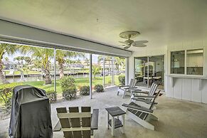 Bright Home w/ Dock & Canal View in Cape Coral!